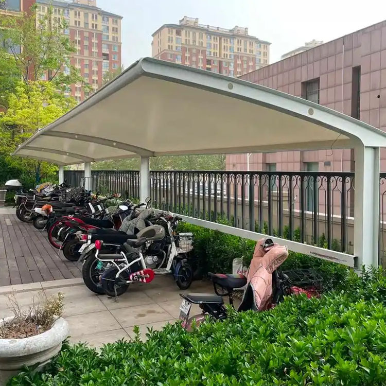 九江膜结构电动车棚